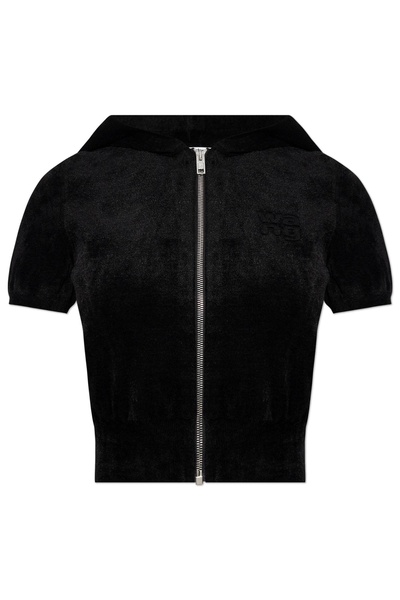 T by Alexander Wang Cropped sweatshirt with logo