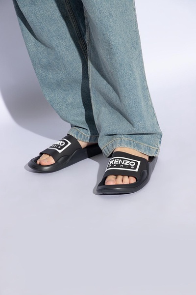 Kenzo Rubber slides with logo
