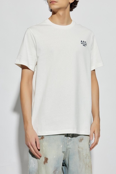 A.P.C. Cotton T-shirt with logo
