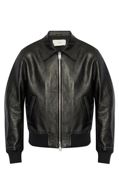 Ami Alexandre Mattiussi Leather jacket