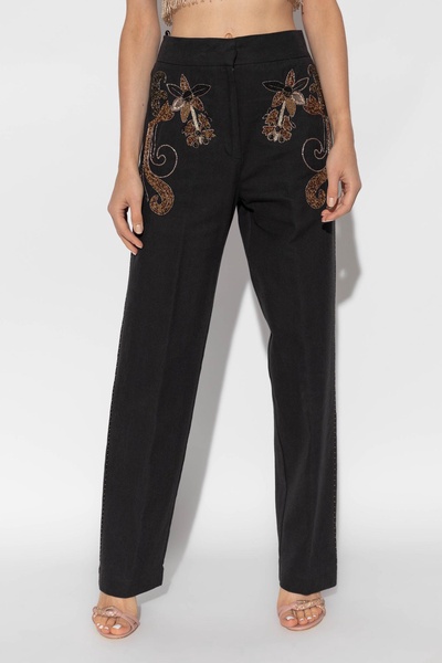 Forte Forte Pants with shimmering appliqués