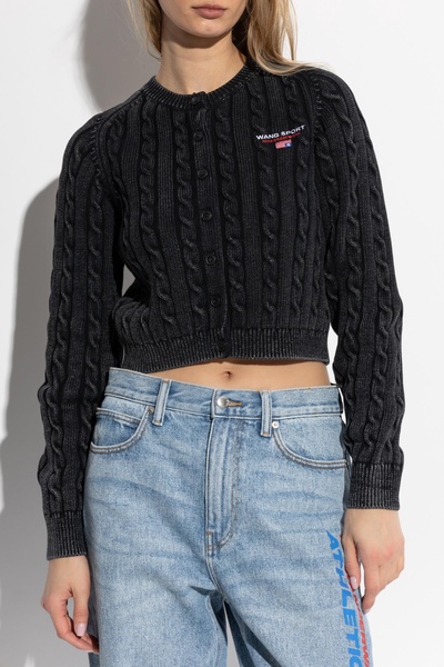 T by Alexander Wang Cardigan with decorative knit