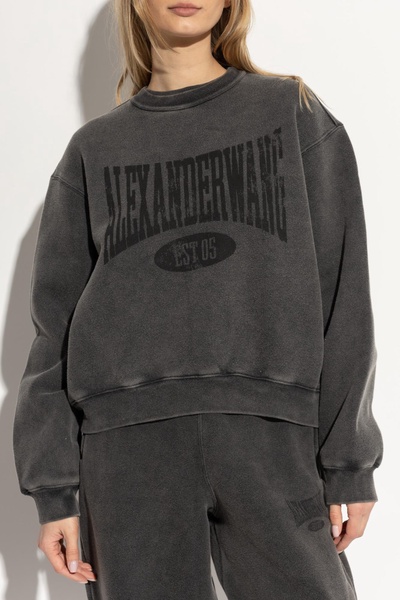 T by Alexander Wang Sweatshirt with printed logo