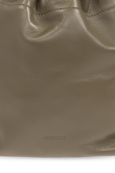 JIL SANDER Leather shoulder bag Dumpling