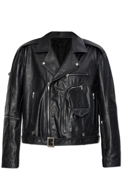 Rick Owens Leather jacket Cropped Jumbo Bauhaus Stooges