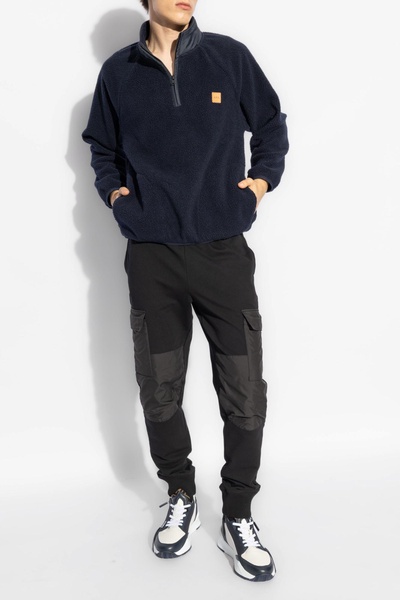 A.P.C. Fleece with a stand-up collar