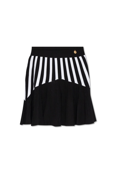 Balmain Striped Pattern Skirt