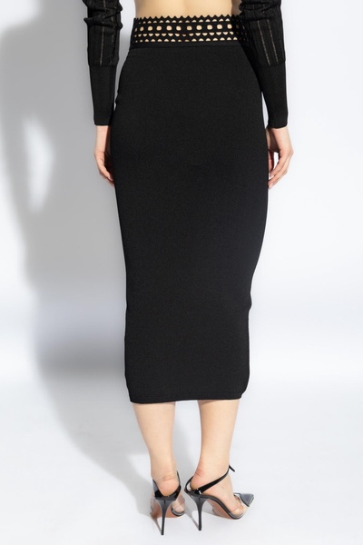 Alaia Skirt with Decorative Finishing
