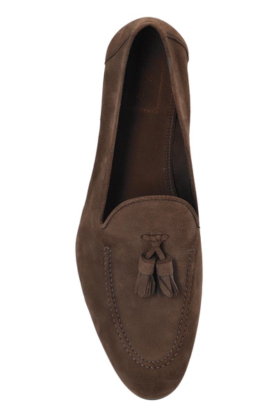 Brioni Suede shoes Tassel type loafers