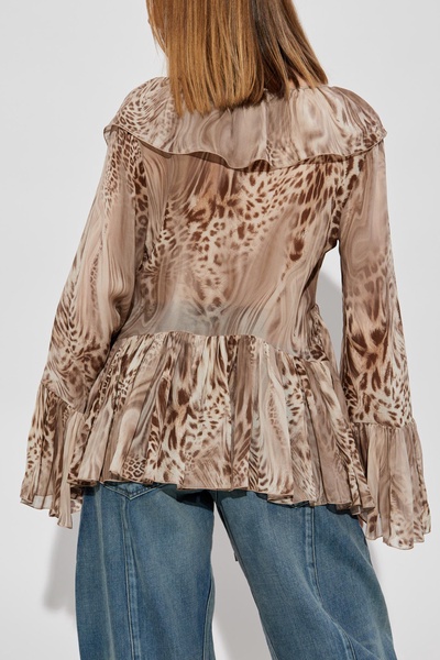 Blumarine Animal print top