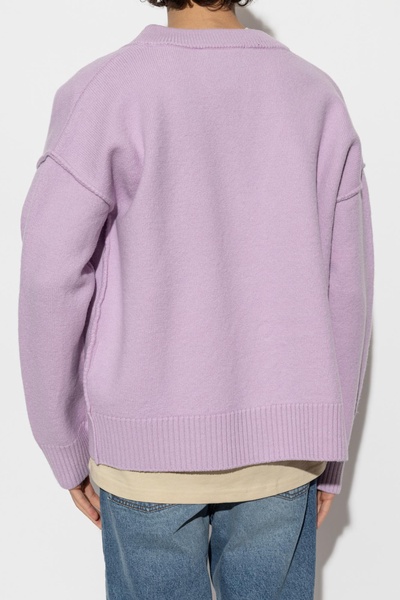 Ami Alexandre Mattiussi Cardigan with logo