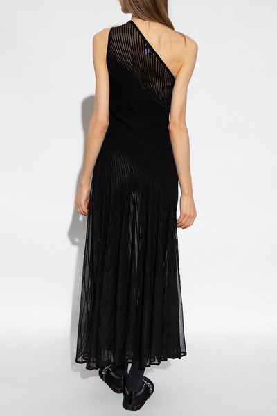 Alaia Ribbed one-shoulder dress