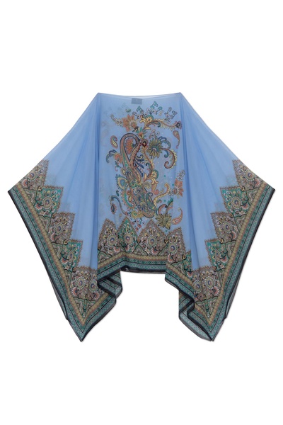 Etro Silk poncho