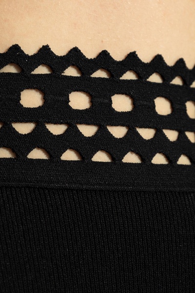 Alaia Skirt with Decorative Finishing