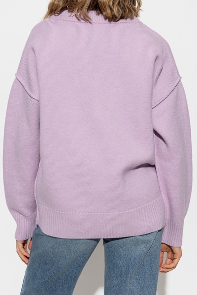 Ami Alexandre Mattiussi Cardigan with logo
