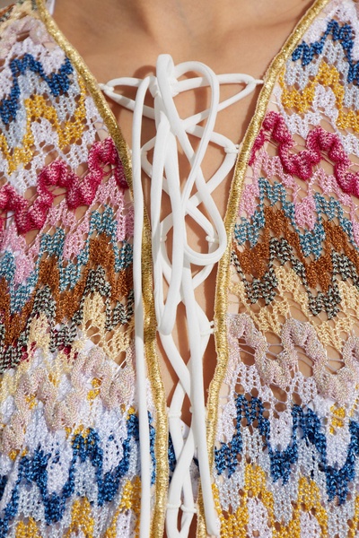 Missoni Beach dress with lurex thread