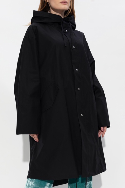 JIL SANDER Waterproof parka with logo