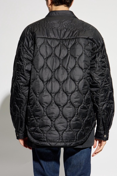 Palm Angels Quilted jacket with logo