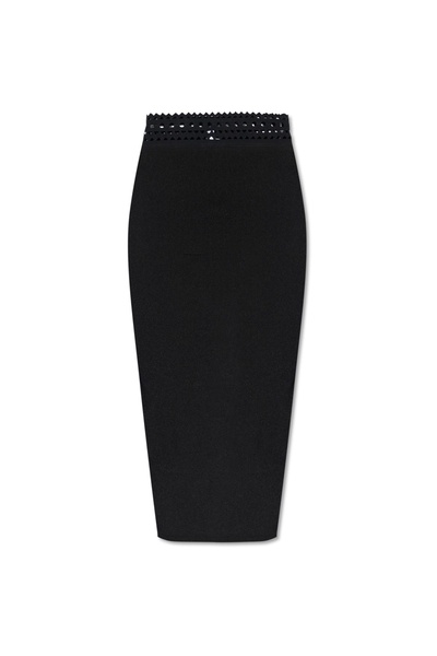 Alaia Skirt with Decorative Finishing