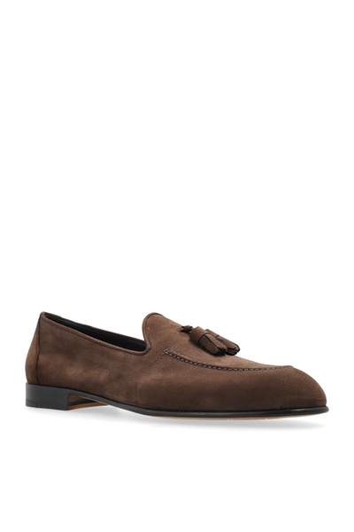 Brioni Suede shoes Tassel type loafers