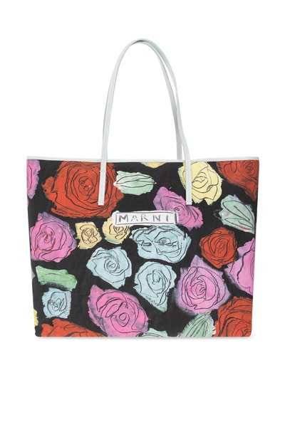 Marni Shopper bag with floral motif