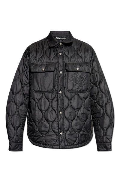 Palm Angels Quilted jacket with logo