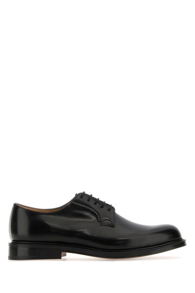 Church's Men Black Leather Shannon Lace-Up Shoes