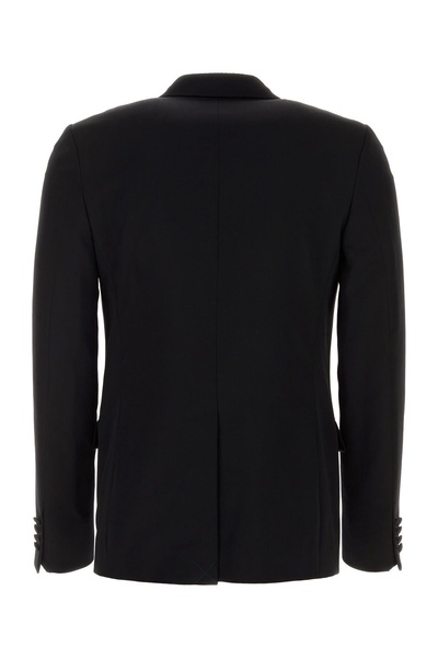 Lanvin Men Black Wool Blazer