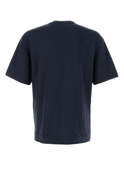Navy blue cotton Heli t-shirt