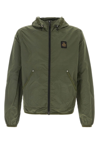 Olive green nylon Free jacket