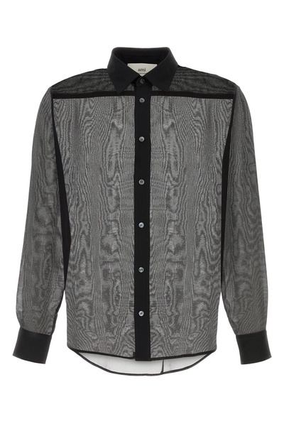 Black organza shirt