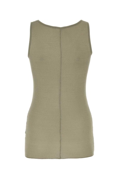 Dove grey viscose blend tank top