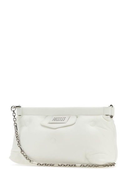 Maison Margiela Men White Nappa Leather Slam Red Carpet Clutch