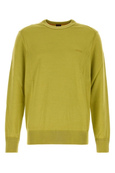 Pistachio cotton blend sweater