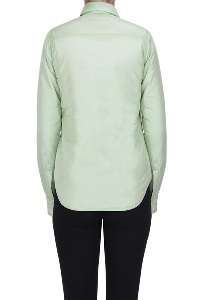 Glue padded nylon shirt jacket