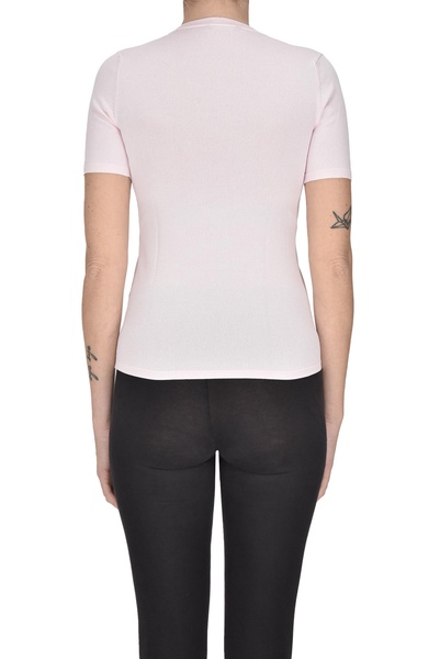 Short sleeves viscose pullover