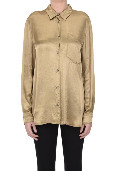 Viscose satin shirt