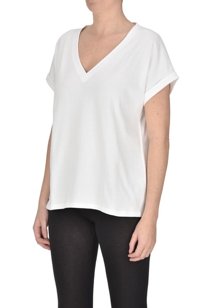 V-neckline t-shirt
