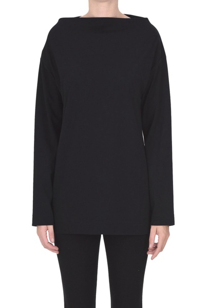 Viscose-blend top