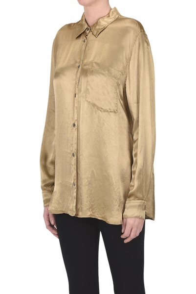 Viscose satin shirt