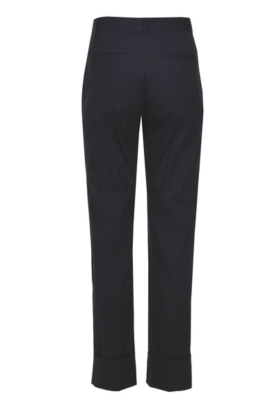 Cotton cigarette trousers