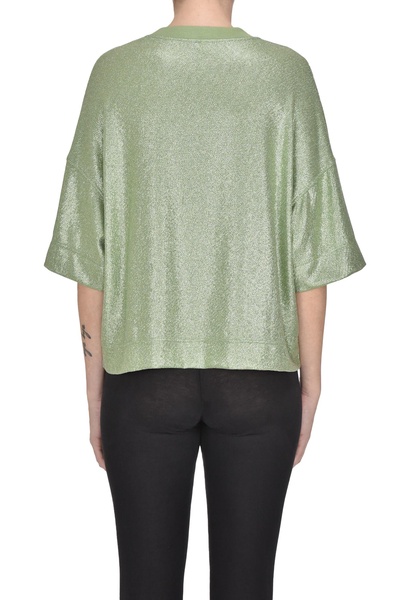 Lame' fabric t-shirt