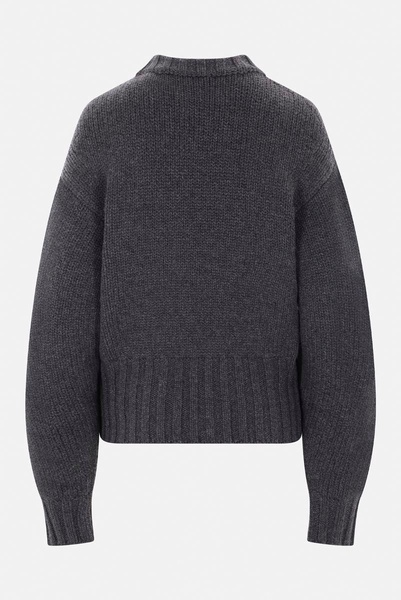 Alexander McQueen Wool And Cashmere Crew Neck Sweater Clothing