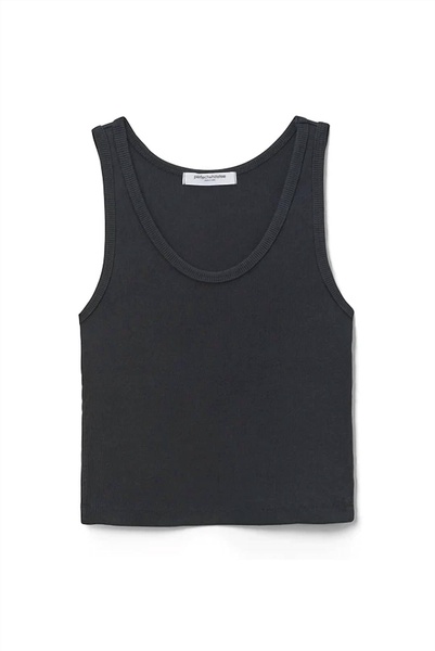 the blondie tank in true black