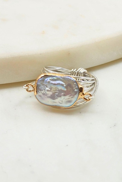 torrey ring in freshwater pearl
