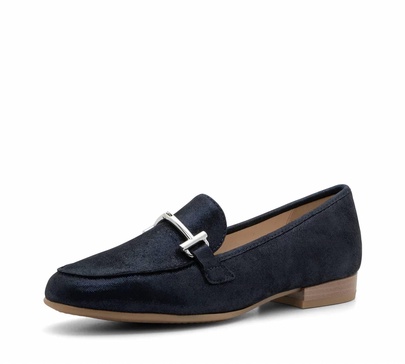 women's kelowna metal bit loafer in navy