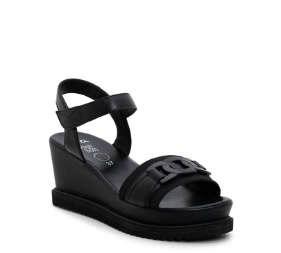 women's palmdale wedge sandals in black