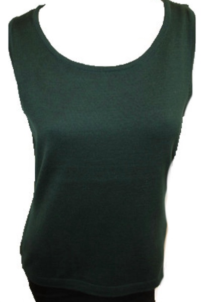 bra friendly tank top in hunter