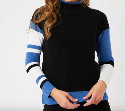 stripes and shadows sweater in striped