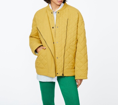 puff bomber jacket